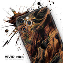 Liquid Abstract Paint Remix V50 - Vinyl Skin Wrap for iPhone 17 Pro Max, 17 Pro, 17 Air, 17, 16 & All Models — Soft Matte or Ultra Gloss