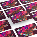 Liquid Abstract Paint Remix V52 - Premium Protective Decal Skin-Kit for the Apple Credit Card