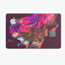 Liquid Abstract Paint Remix V52 - Premium Protective Decal Skin-Kit for the Apple Credit Card