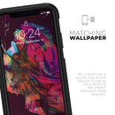 Liquid Abstract Paint Remix V52 - Skin Kit for the iPhone OtterBox Cases