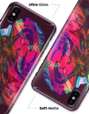Liquid Abstract Paint Remix V52 - iPhone X Clipit Case