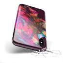 Liquid Abstract Paint Remix V52 - iPhone X Swappable Hybrid Case