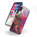 Liquid Abstract Paint Remix V52 - iPhone X Swappable Hybrid Case