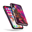 Liquid Abstract Paint Remix V52 - iPhone X Swappable Hybrid Case