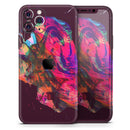 Liquid Abstract Paint Remix V52 - Vinyl Skin Wrap for iPhone 17 Pro Max, 17 Pro, 17 Air, 17, 16 & All Models — Soft Matte or Ultra Gloss
