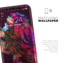 Liquid Abstract Paint Remix V52 - Vinyl Skin Wrap for iPhone 17 Pro Max, 17 Pro, 17 Air, 17, 16 & All Models — Soft Matte or Ultra Gloss