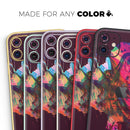Liquid Abstract Paint Remix V52 - Vinyl Skin Wrap for iPhone 17 Pro Max, 17 Pro, 17 Air, 17, 16 & All Models — Soft Matte or Ultra Gloss