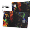 Liquid Abstract Paint Remix V53 - Premium Protective Decal Skin-Kit for the Apple Credit Card