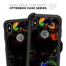Liquid Abstract Paint Remix V53 - Skin Kit for the iPhone OtterBox Cases