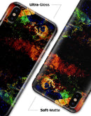 Liquid Abstract Paint Remix V53 - iPhone X Clipit Case