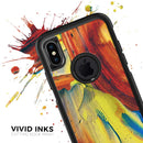 Liquid Abstract Paint Remix V54 - Skin Kit for the iPhone OtterBox Cases