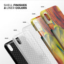 Liquid Abstract Paint Remix V54 - iPhone X Swappable Hybrid Case