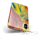 Liquid Abstract Paint Remix V54 - iPhone X Swappable Hybrid Case