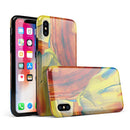 Liquid Abstract Paint Remix V54 - iPhone X Swappable Hybrid Case