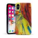 Liquid Abstract Paint Remix V54 - iPhone X Swappable Hybrid Case