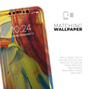 Liquid Abstract Paint Remix V54  - Protective Skin Wrap & Decal – Compatible with iPhone SE to iPhone 17 Pro Max (All Models)