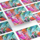 Liquid Abstract Paint Remix V55 - Premium Protective Decal Skin-Kit for the Apple Credit Card