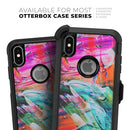 Liquid Abstract Paint Remix V55 - Skin Kit for the iPhone OtterBox Cases