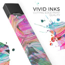 Liquid Abstract Paint Remix V55 - Premium Decal Protective Skin-Wrap Sticker compatible with the Juul Labs vaping device
