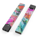 Liquid Abstract Paint Remix V55 - Premium Decal Protective Skin-Wrap Sticker compatible with the Juul Labs vaping device