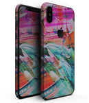 Liquid Abstract Paint Remix V55 - iPhone XS MAX, XS/X, 8/8+, 7/7+, 5/5S/SE Skin-Kit (All iPhones Available)
