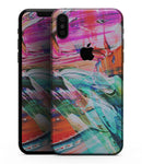 Liquid Abstract Paint Remix V55 - iPhone XS MAX, XS/X, 8/8+, 7/7+, 5/5S/SE Skin-Kit (All iPhones Available)