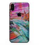 Liquid Abstract Paint Remix V55 - iPhone XS MAX, XS/X, 8/8+, 7/7+, 5/5S/SE Skin-Kit (All iPhones Available)