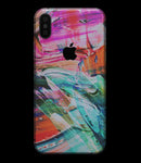 Liquid Abstract Paint Remix V55 - iPhone XS MAX, XS/X, 8/8+, 7/7+, 5/5S/SE Skin-Kit (All iPhones Available)