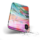 Liquid Abstract Paint Remix V55 - iPhone X Swappable Hybrid Case