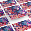 Liquid Abstract Paint Remix V56 - Premium Protective Decal Skin-Kit for the Apple Credit Card