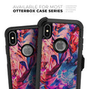 Liquid Abstract Paint Remix V56 - Skin Kit for the iPhone OtterBox Cases