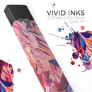 Liquid Abstract Paint Remix V56 - Premium Decal Protective Skin-Wrap Sticker compatible with the Juul Labs vaping device