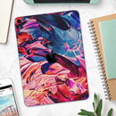 Liquid Abstract Paint Remix V56 - Full Body Skin Decal for the Apple iPad Pro 12.9", 11", 10.5", 9.7", Air or Mini (All Models Available)
