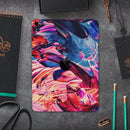 Liquid Abstract Paint Remix V56 - Full Body Skin Decal for the Apple iPad Pro 12.9", 11", 10.5", 9.7", Air or Mini (All Models Available)