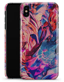Liquid Abstract Paint Remix V56 - iPhone X Clipit Case