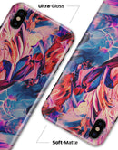 Liquid Abstract Paint Remix V56 - iPhone X Clipit Case