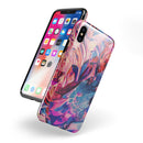 Liquid Abstract Paint Remix V56 - iPhone X Swappable Hybrid Case