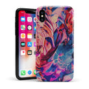 Liquid Abstract Paint Remix V56 - iPhone X Swappable Hybrid Case