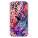 Liquid Abstract Paint Remix V56 - Vinyl Skin Wrap for iPhone 17 Pro Max, 17 Pro, 17 Air, 17, 16 & All Models — Soft Matte or Ultra Gloss