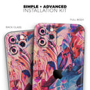 Liquid Abstract Paint Remix V56 - Vinyl Skin Wrap for iPhone 17 Pro Max, 17 Pro, 17 Air, 17, 16 & All Models — Soft Matte or Ultra Gloss