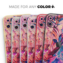Liquid Abstract Paint Remix V56 - Vinyl Skin Wrap for iPhone 17 Pro Max, 17 Pro, 17 Air, 17, 16 & All Models — Soft Matte or Ultra Gloss