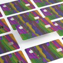 Liquid Abstract Paint Remix V57 - Premium Protective Decal Skin-Kit for the Apple Credit Card