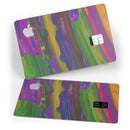 Liquid Abstract Paint Remix V57 - Premium Protective Decal Skin-Kit for the Apple Credit Card