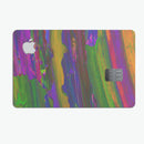 Liquid Abstract Paint Remix V57 - Premium Protective Decal Skin-Kit for the Apple Credit Card