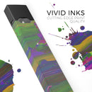 Liquid Abstract Paint Remix V57 - Premium Decal Protective Skin-Wrap Sticker compatible with the Juul Labs vaping device