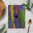 Liquid Abstract Paint Remix V57 - Full Body Skin Decal for the Apple iPad Pro 12.9", 11", 10.5", 9.7", Air or Mini (All Models Available)