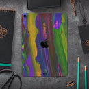 Liquid Abstract Paint Remix V57 - Full Body Skin Decal for the Apple iPad Pro 12.9", 11", 10.5", 9.7", Air or Mini (All Models Available)