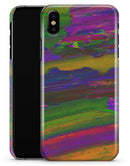 Liquid Abstract Paint Remix V57 - iPhone X Clipit Case