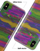 Liquid Abstract Paint Remix V57 - iPhone X Clipit Case