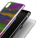Liquid Abstract Paint Remix V57 - iPhone X Swappable Hybrid Case
